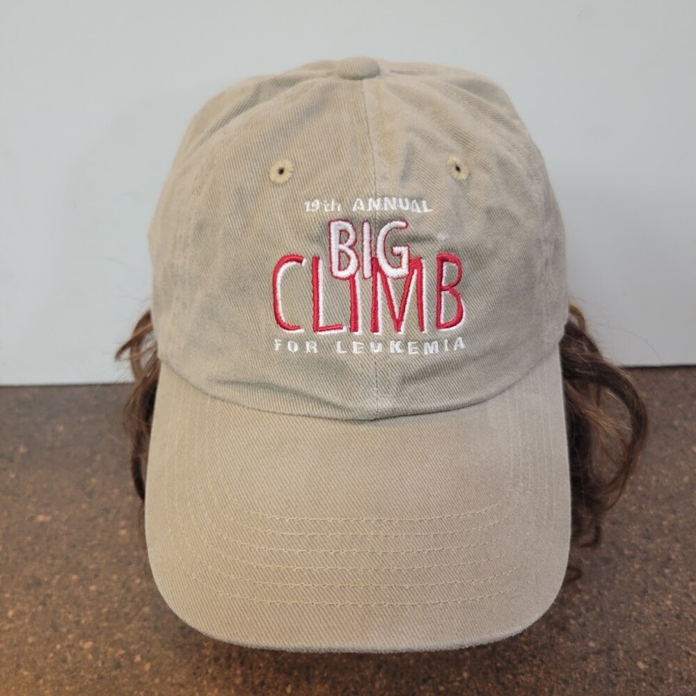19th Annual Big Climb for Leukemia Hat Cap Strap Back Mens